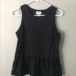 Old Navy peplum tank top